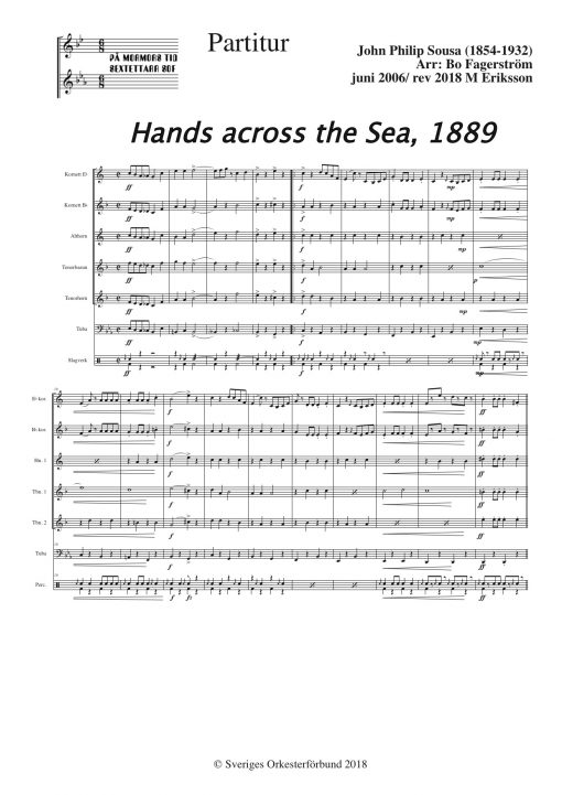 Hands across the sea